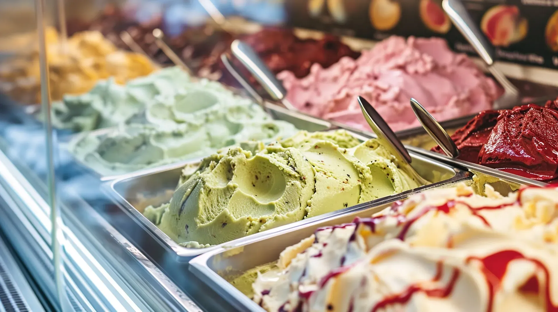 Glace différente